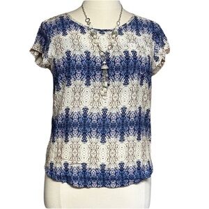 Rose & Thyme Short Sleeved Blouse XL